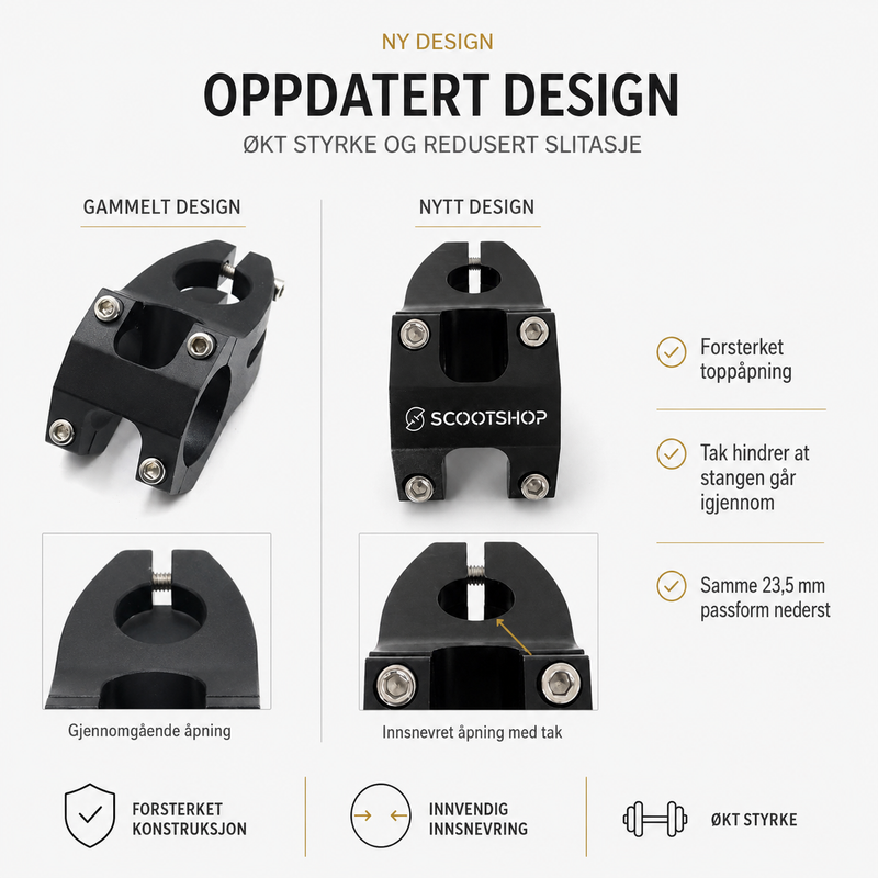 Scootshop MTB-stem 23.5mm V2